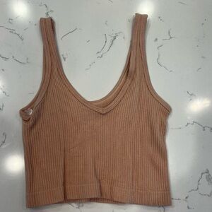 Urban Outfitters “Out From Under Drew Seamless Ribbed Cropped Tank Top”